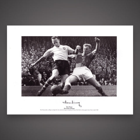 Tom Finney The Pride of Preston Hand Signed Photo £25 12X160