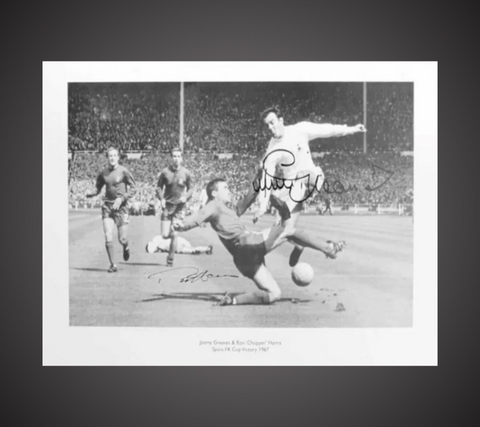 Jimmy Greaves And Ron Harris Spurs & Chelsea Dual Signed Photo COA £29.99 A20