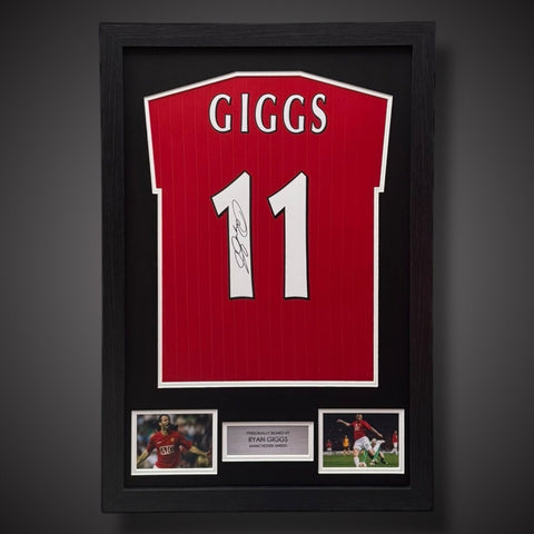 Ryan Giggs Hand Signed Manchester United Football Shirt 2021 £2250
