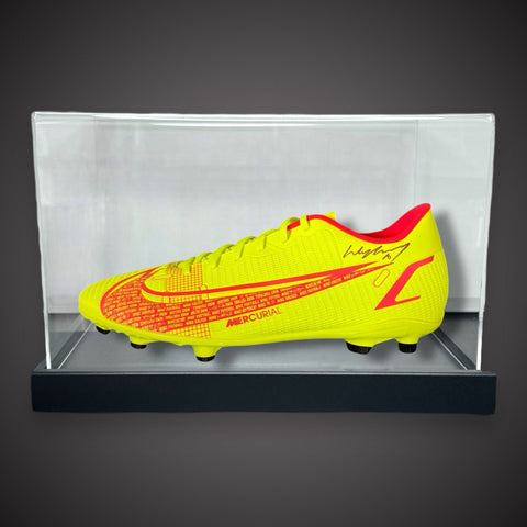 Wayne Rooney Hand Signed Football Boot -Manchester United In A Acrylic Case £2190