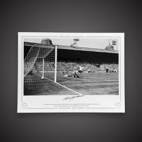 Nat Lofthouse Bolton Wanderers 1958 Hand Signed Photo £250