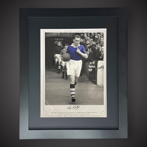 FRAMED Roy Bentley Chelsea 1954/55 Divison One Champions Signed Photo £450