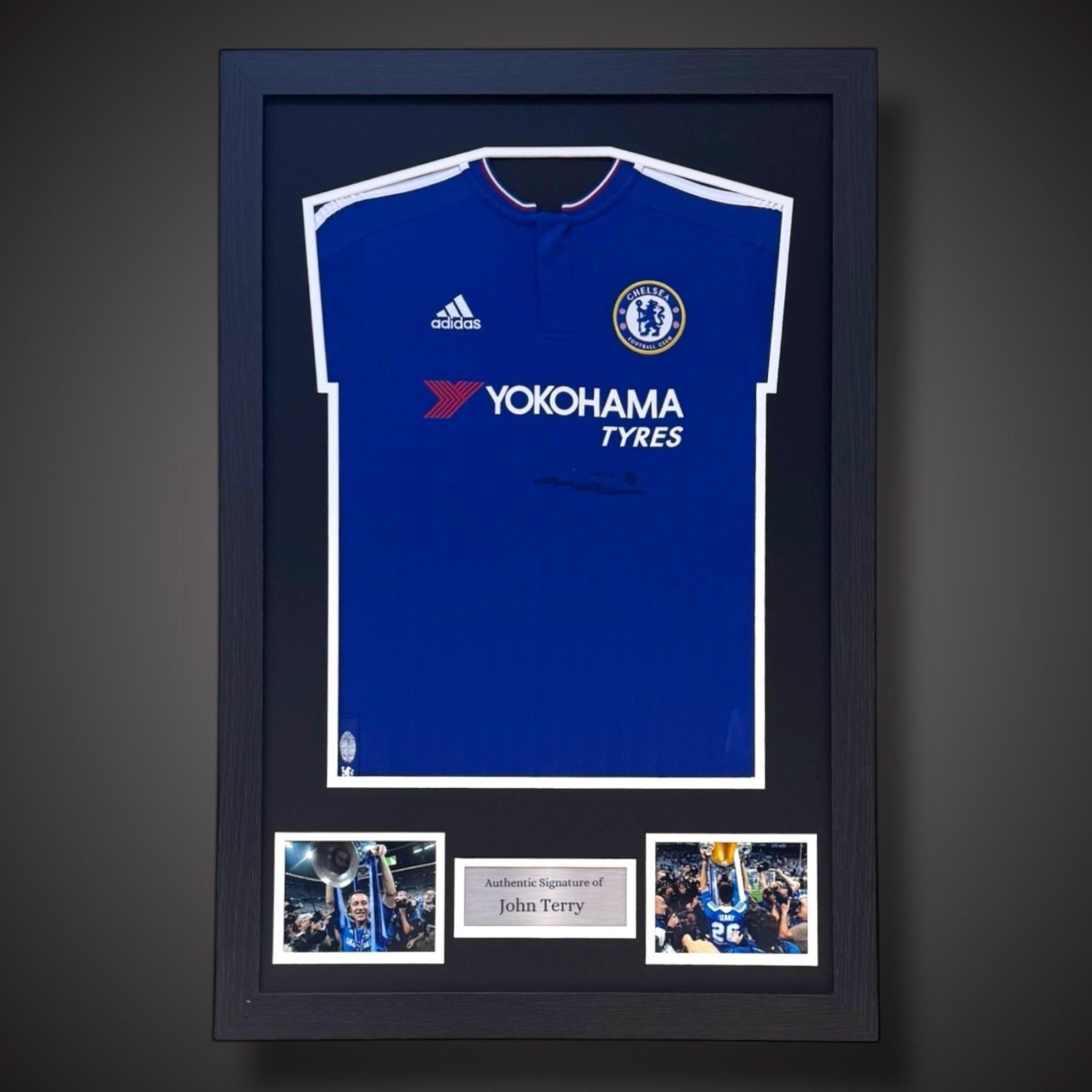 John Terry Hand Signed And Framed Chelsea Football Shirt £299 With COA0