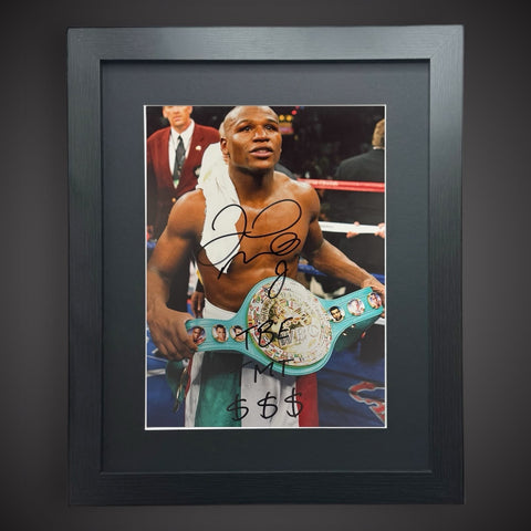 Floyd “Money” Mayweather Hand Singed Framed  12x16 Photograph £549 With COA0