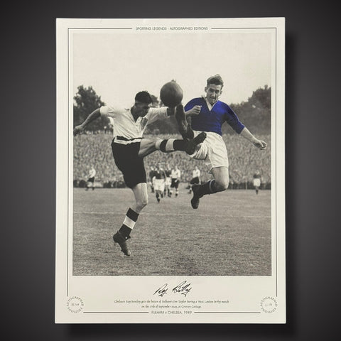 FRAMED Roy Bentley Chelsea 1949 Hand Signed Photo £451