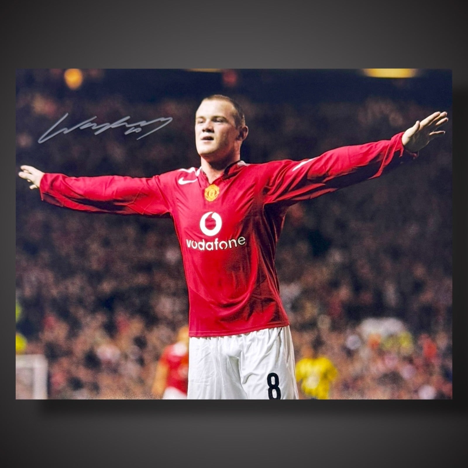 Framed Wayne Rooney Manchester United Hand Signed Photograph £69.991