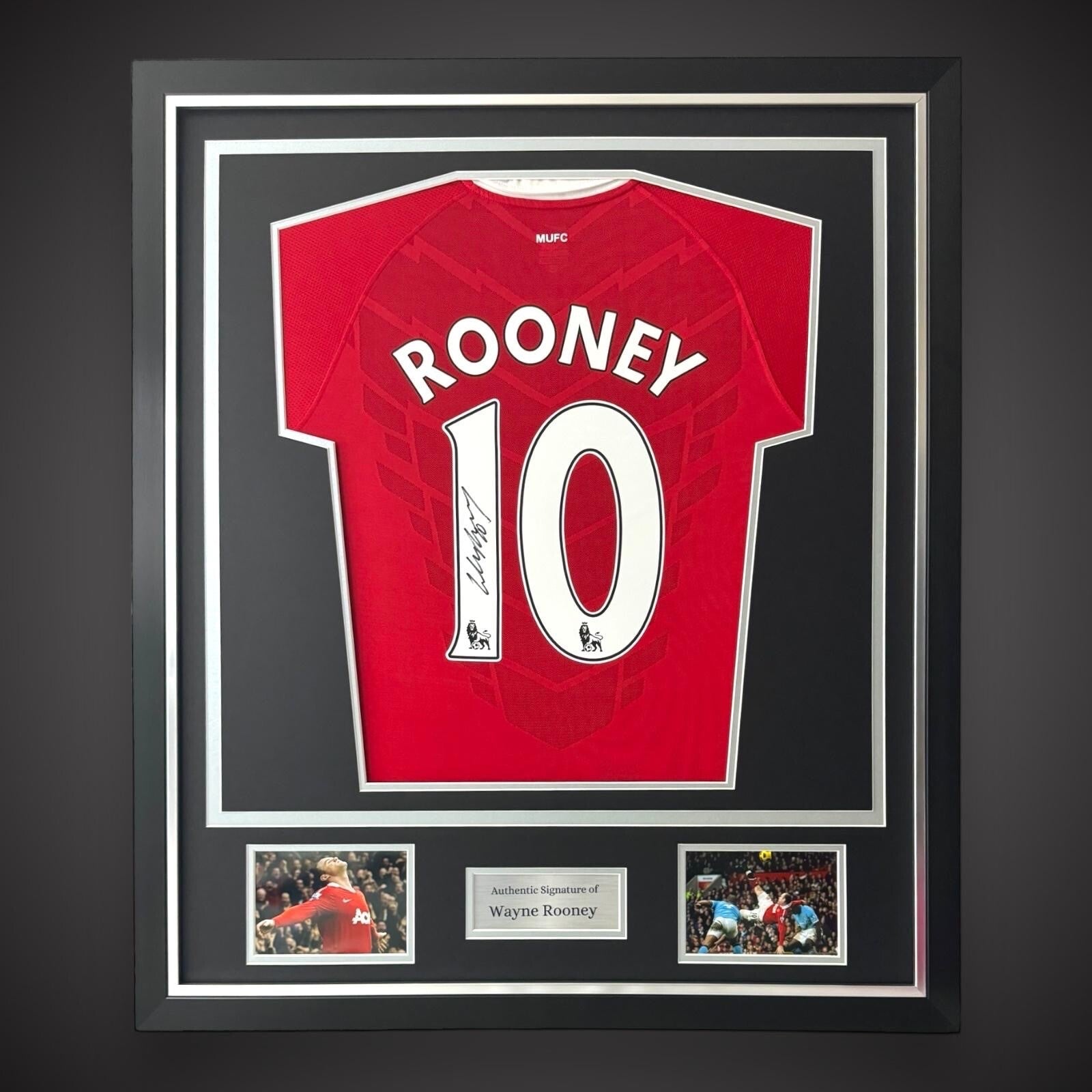 Deluxe Framed Wayne Rooney Hand Signed Manchester United Shirt With COA £2400
