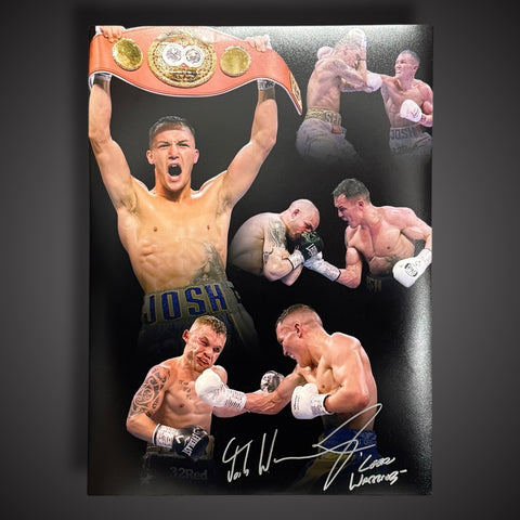 FRAMED Josh Warrington Hand Signed Boxing Photo £451