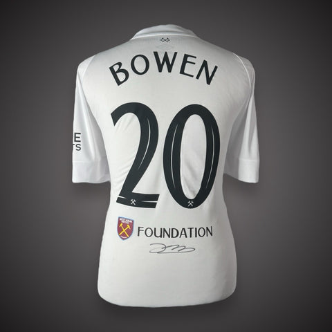 Jarrod Bowen West Ham Europa Winners Back Signed Shirt Private Signing COA £2590