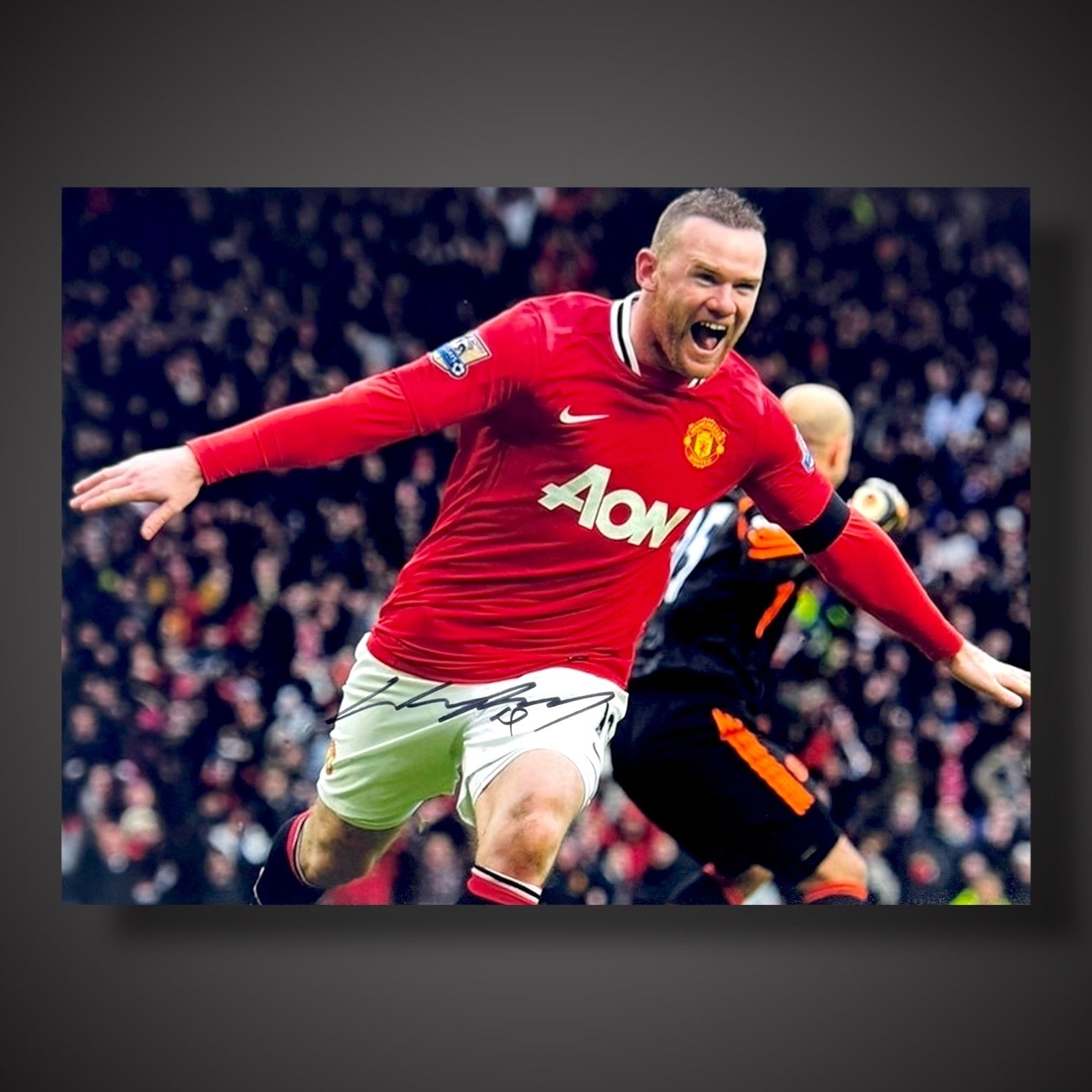 Wayne Rooney Manchester United Hand Signed Photograph £39.990