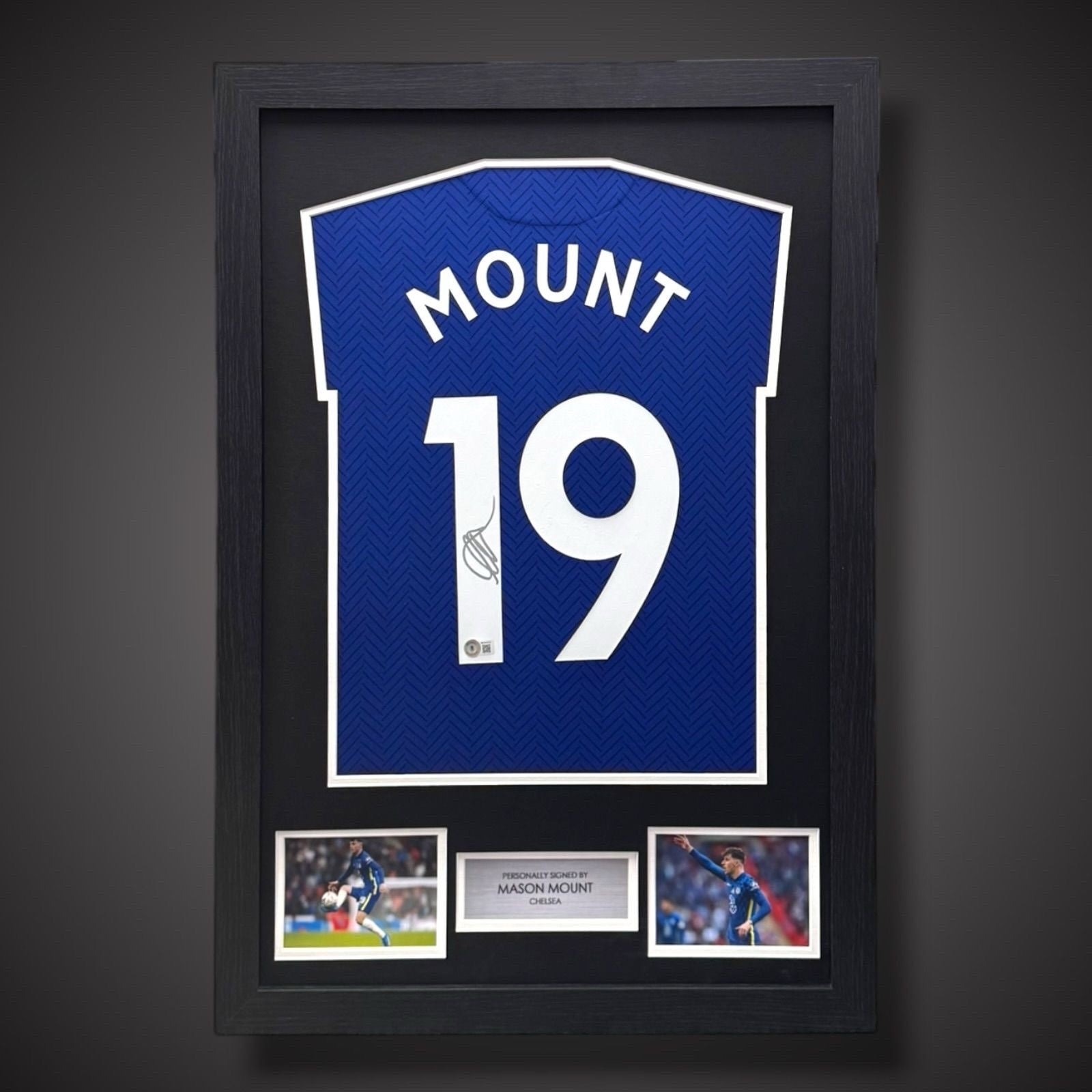 Framed Chelsea - Mason Mount Signed Shirt Private Signing- With COA￼£1990