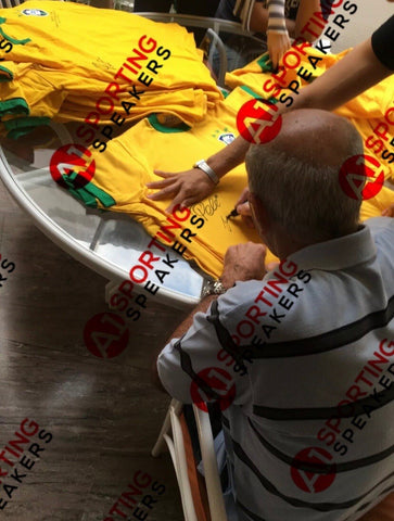 Brazil 1970 Shirt Signed by: PELE, GERSON, JAIRZINHO & CARLOS ALBERTO £11503