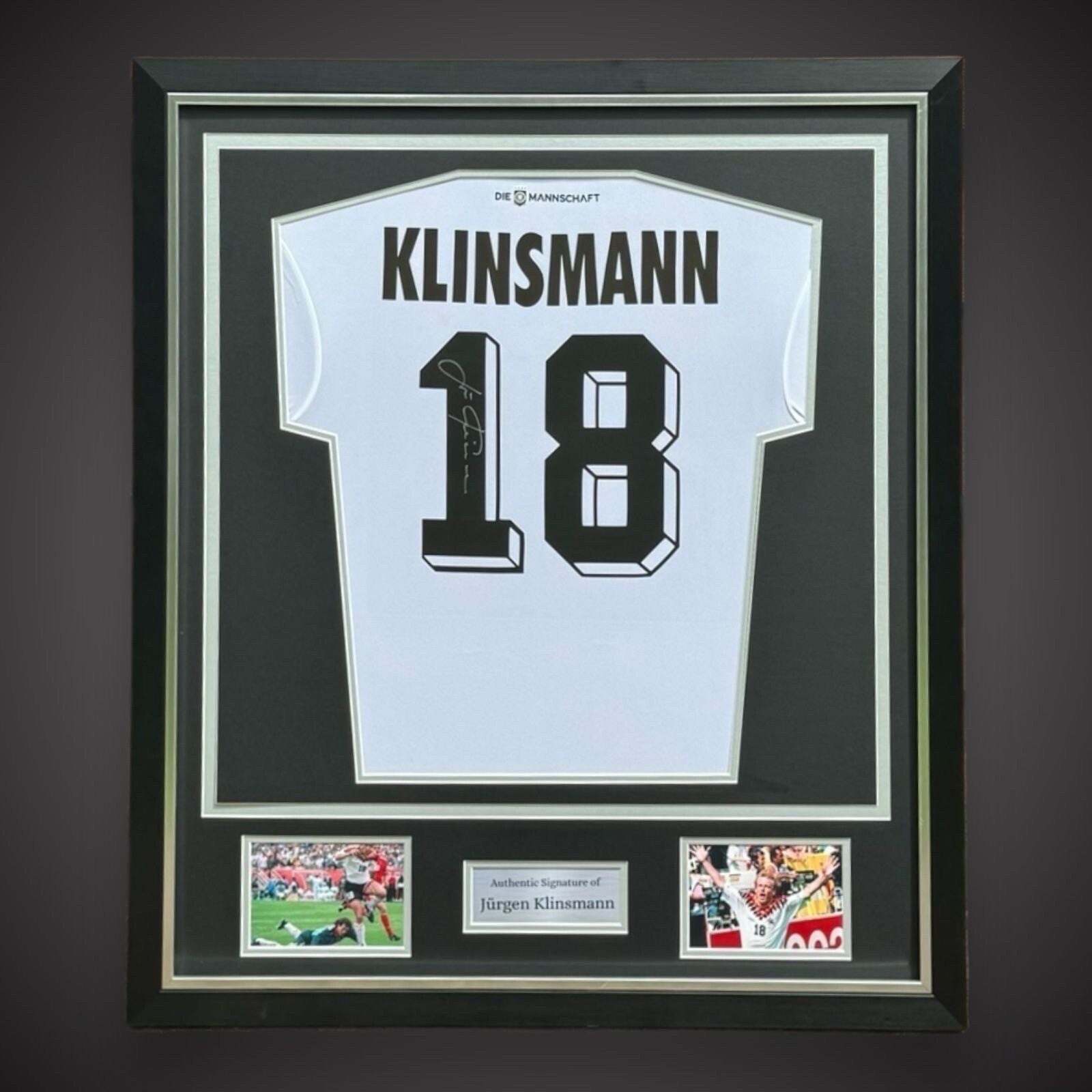 Deluxe Framed Jurgen Klinsmann Signed Germany Shirt With COA £3990