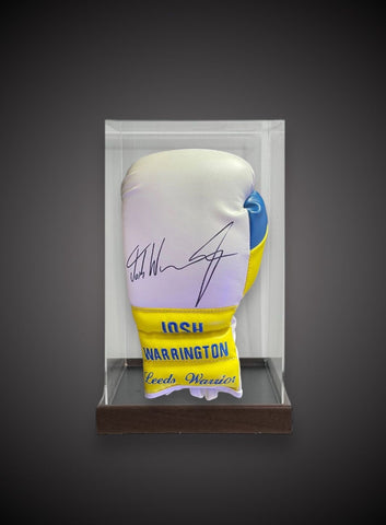 Josh Warrington Hand Signed Boxing Glove In A Acrylic Case £165 With COA0