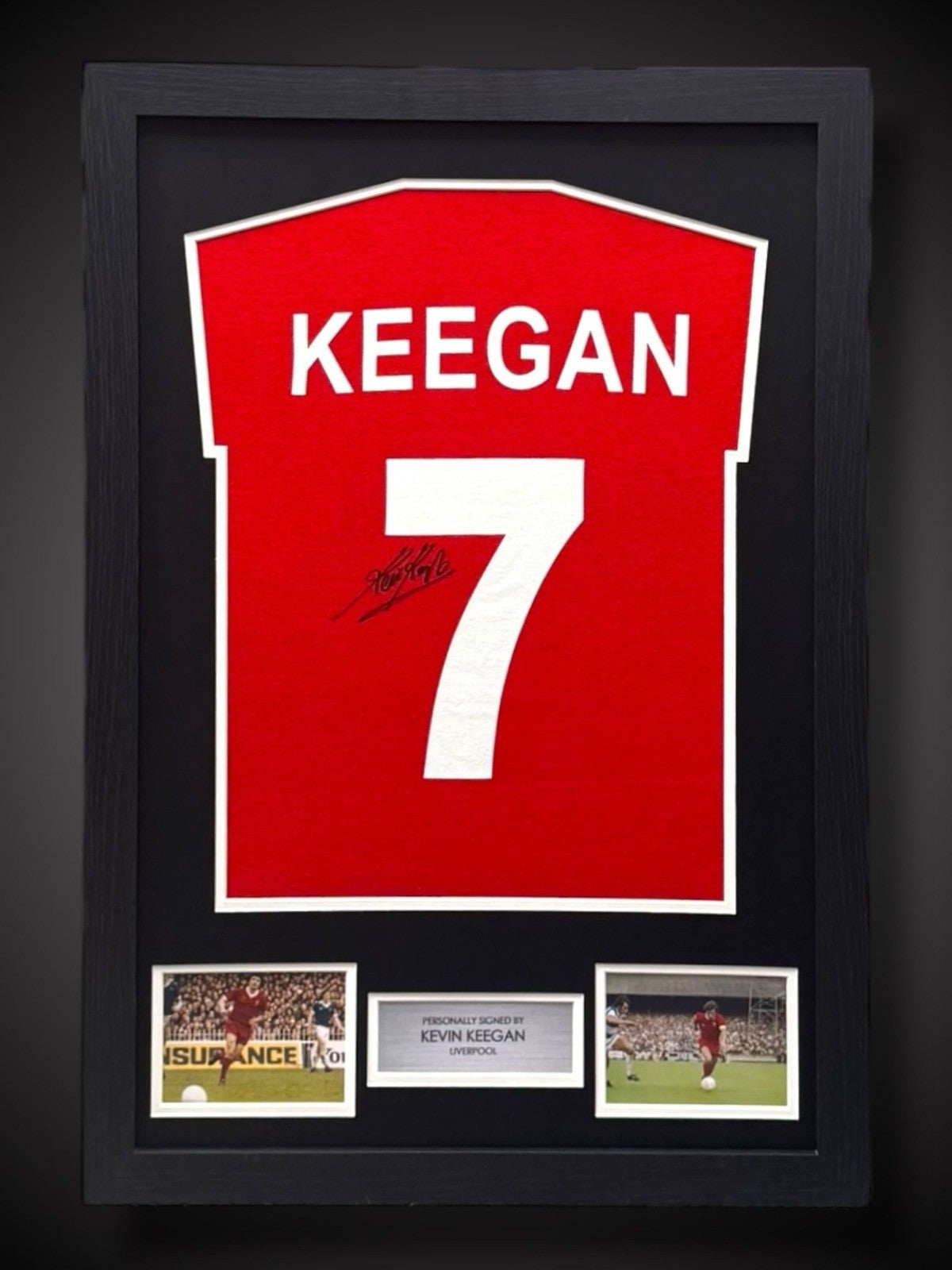 Kevin Keegan Liverpool Hand Signed T-shirt With COA £1990