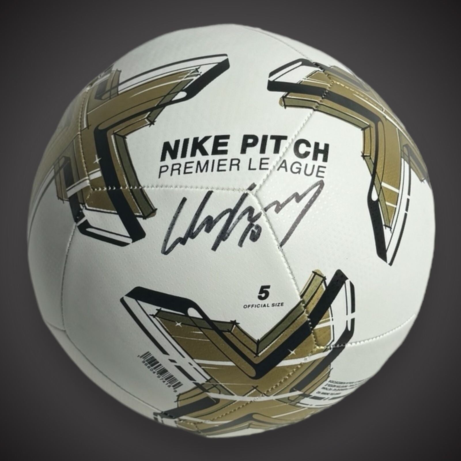 Hand Signed Wayne Rooney Nike Premier League Football £150 With COA0
