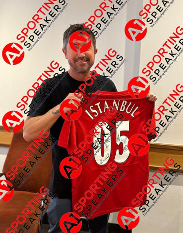 Liverpool 2005 Champions League Final Retro Shirt Signed By 15  £799 With COA11