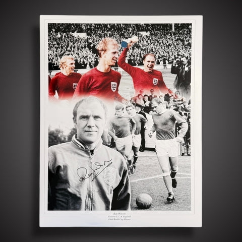 Ray Wilson 1966 World Cup Winner Signed Photo £25 12X160