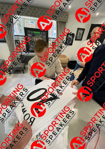 Jarrod Bowen West Ham Europa Winners Back Signed Shirt Private Signing COA £3392