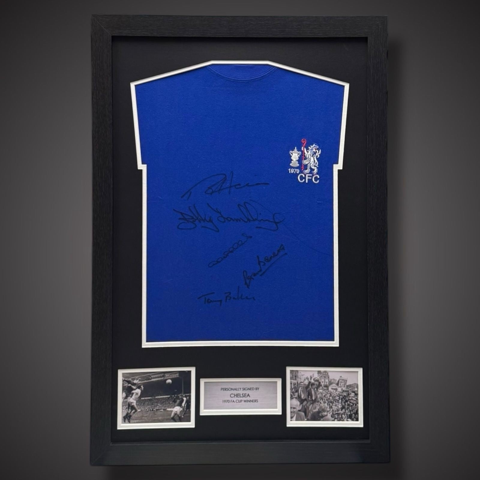 Framed Chelsea Multi Signed Football Shirt £3490