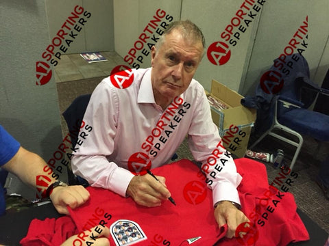 Framed Sir Geoff Hurst England  Signed  Shirt With Photo And COA £1605