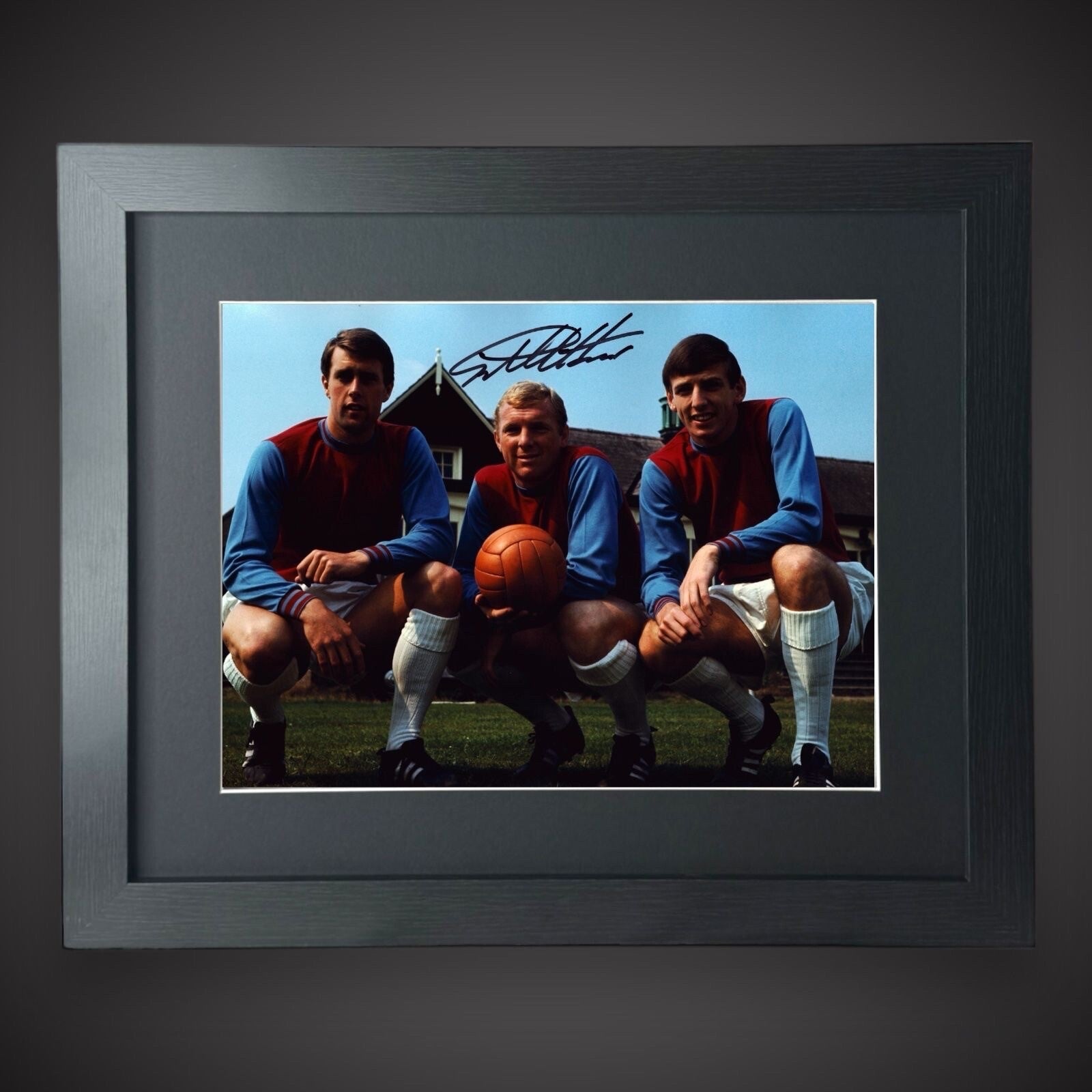 Sir Geoff Hurst Hand Signed And Framed West Ham Photograph  £650