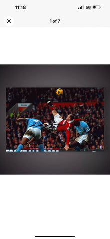 WAYNE ROONEY 4 SIGNED 12x8 Photographs Private Signing 4 COA’s Trade Deal £79.991