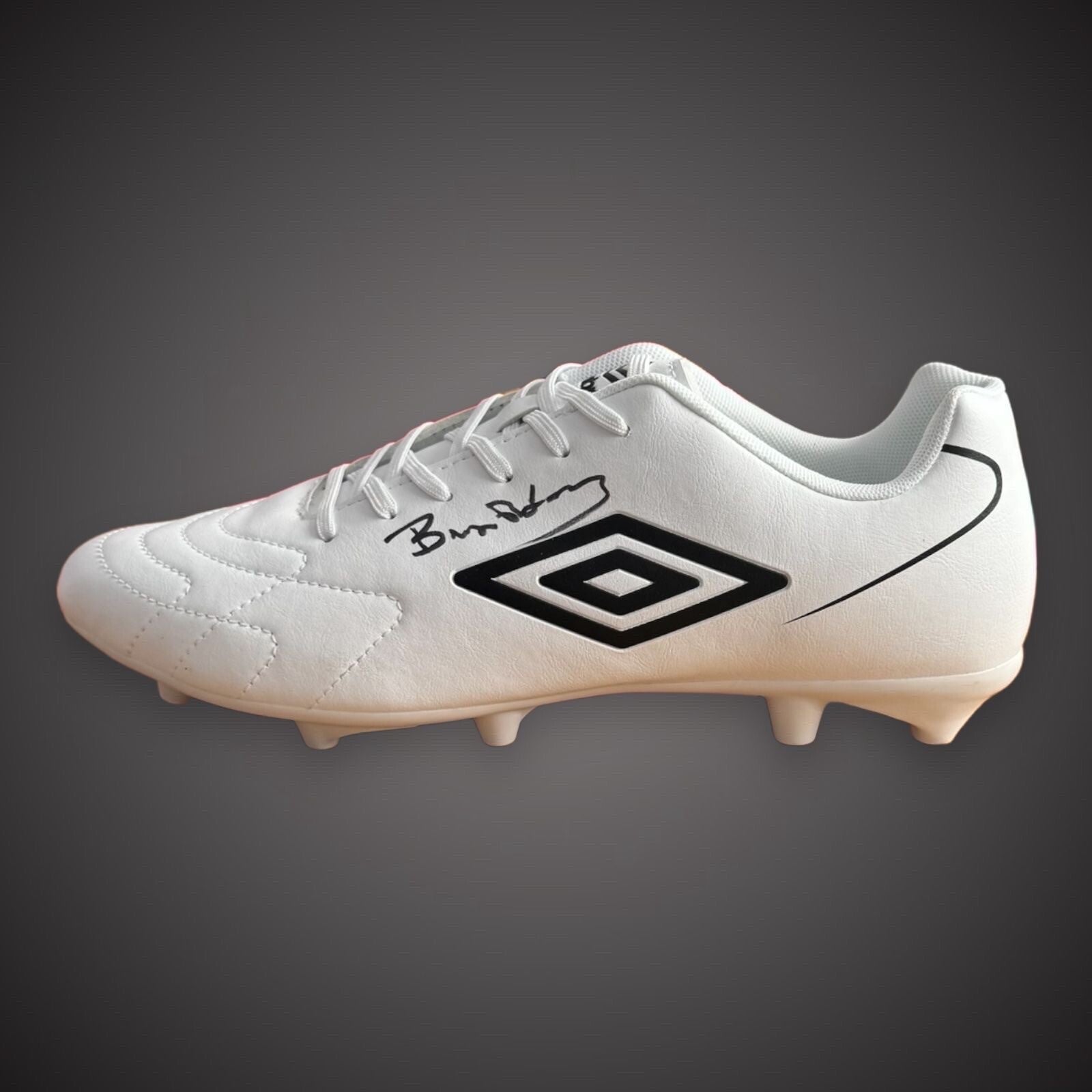 Bryan Robson Hand Signed Football Boot With COA £149 0
