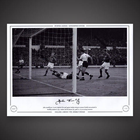 England V Sweden 1959- John Connelly Signed Photo £25 12X160