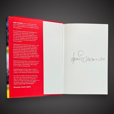 Jimmy Greaves - Football Greatest Hero Signed Book- With COA £27.501