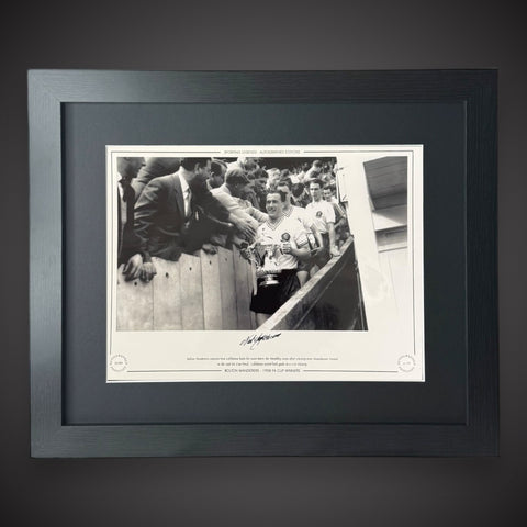 FRAMED Nat Lofthouse Bolton Wanderers 1958 FA Cup Winners - Hand Signed Photo0