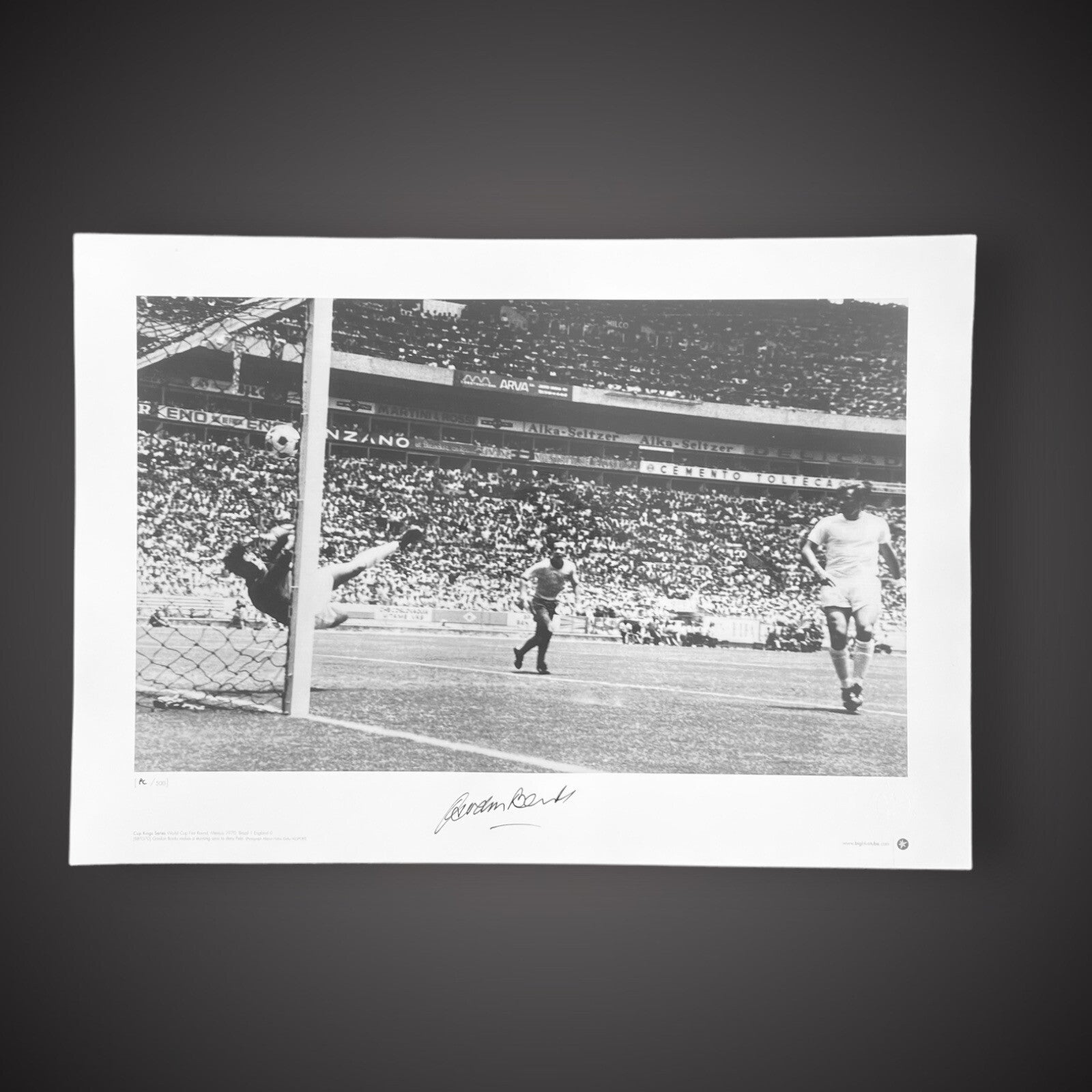 Gordon Banks Signed Photo- Greatest Save England £19.990