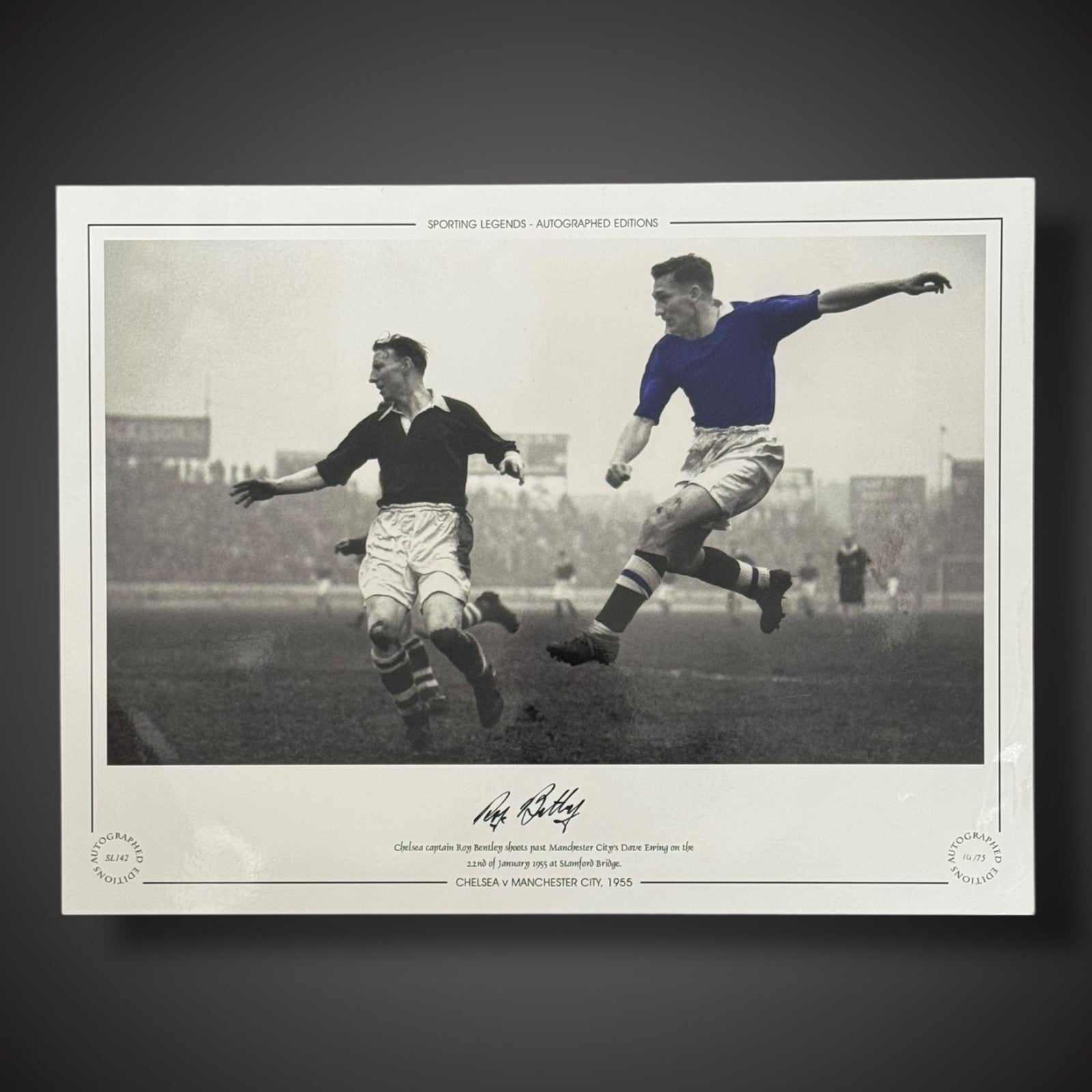 FRAMED Roy Bentley Chelsea 1955 Hand Signed Photo £451