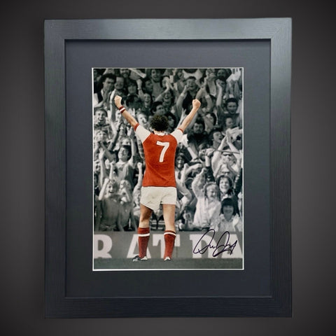 Framed Liam Brady Hand Signed Photograph Approx With COA  £55 16X200