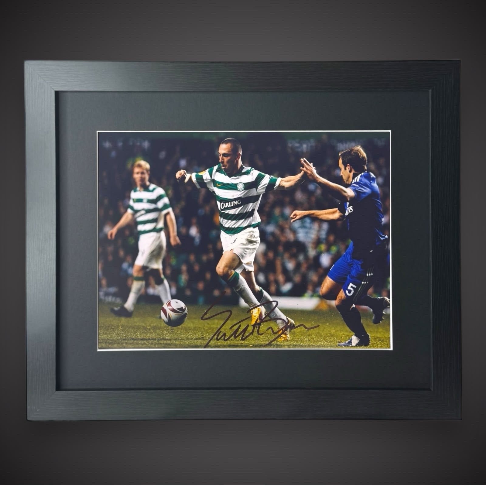 Framed - Scott Brown Celtic Hand Signed Football Photo £64.990