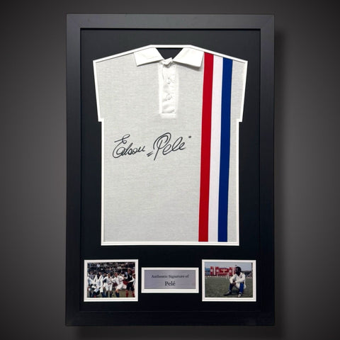 Edson Pele Escape To Victory Hand Signed Shirt With COA £4990