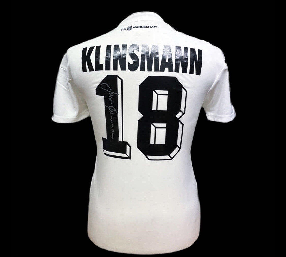 Framed Jürgen Klinsmann Signed Germany Shirt With COA £2591