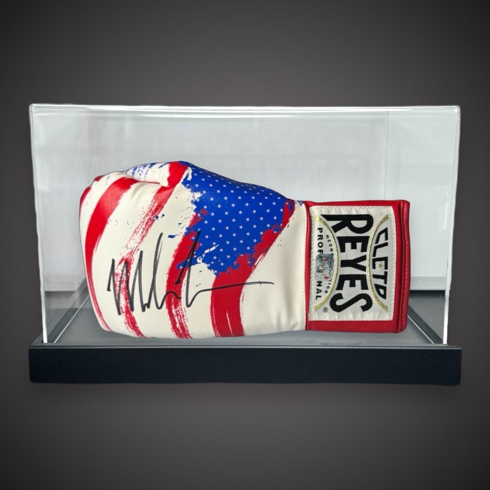 Mike Tyson Hand Signed Reyes Boxing Glove With COA £350 Limited Stock In A Case0