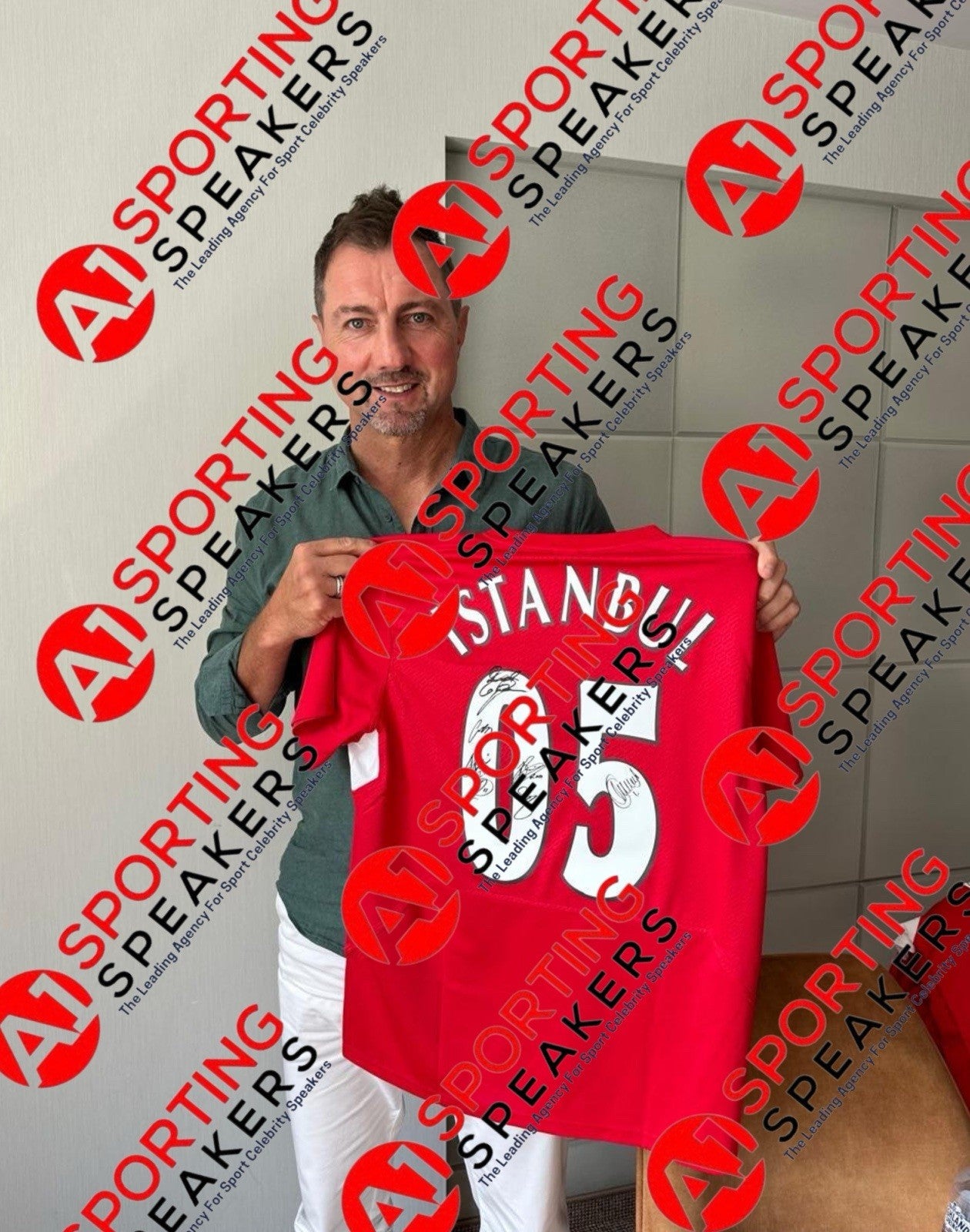 Liverpool 2005 Champions League Final Retro Shirt Signed By 15  £799 With COA14