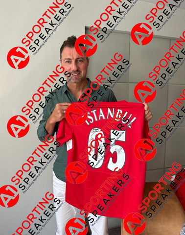 Liverpool 2005 Champions League Final Retro Shirt Signed By 15  £799 With COA14