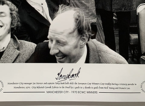 Manchester City-1970 ECWC Winners -  Tony Book Signed Photo £251