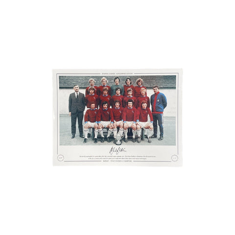 Martin Dobson- Burnely Hand Signed Photo £250