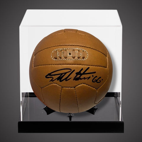 Sir Geoff Hurst Hand Signed “66” Ball In A Acrylic Display Case £1450