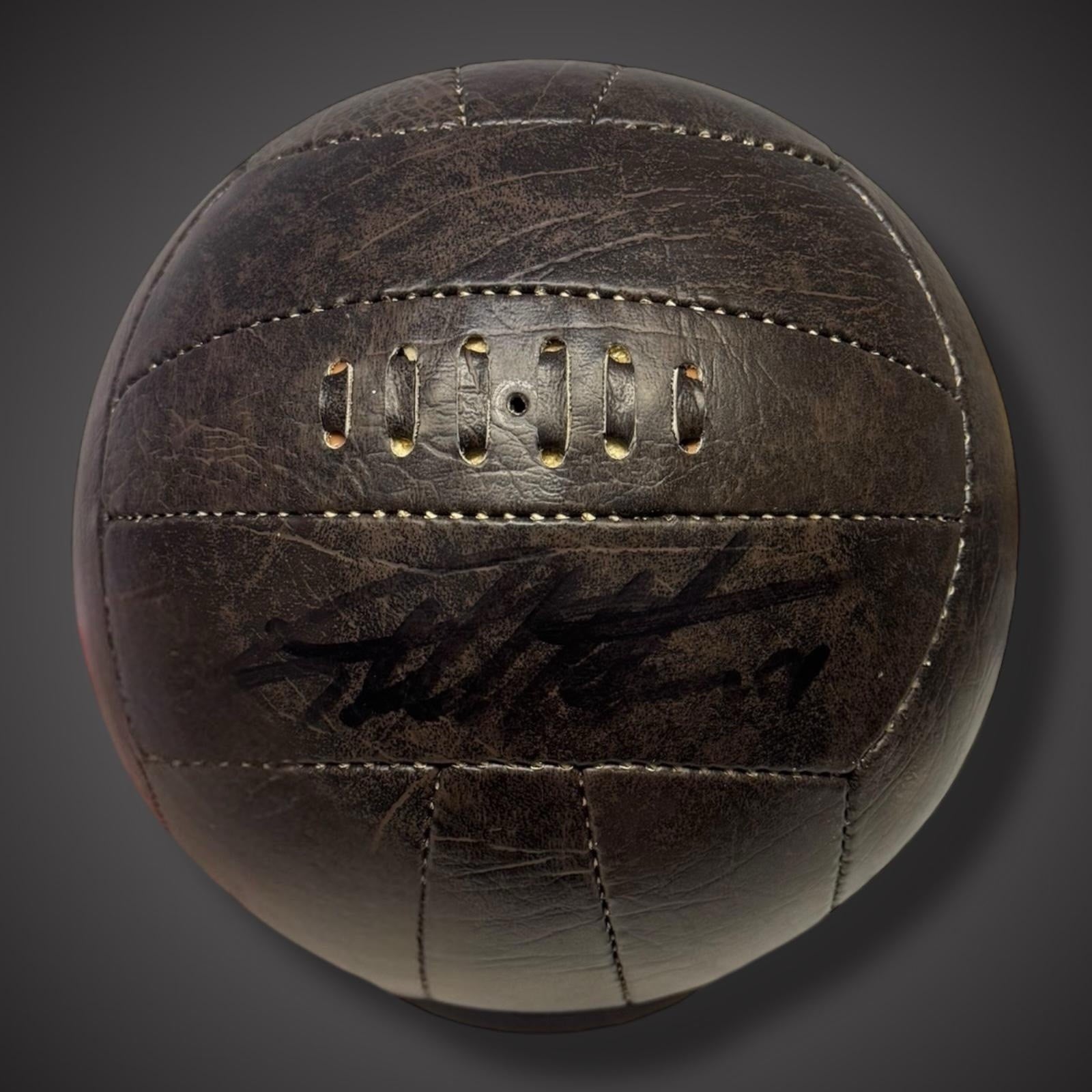 Sir Geoff Hurst Hand Signed Ball With COA £750