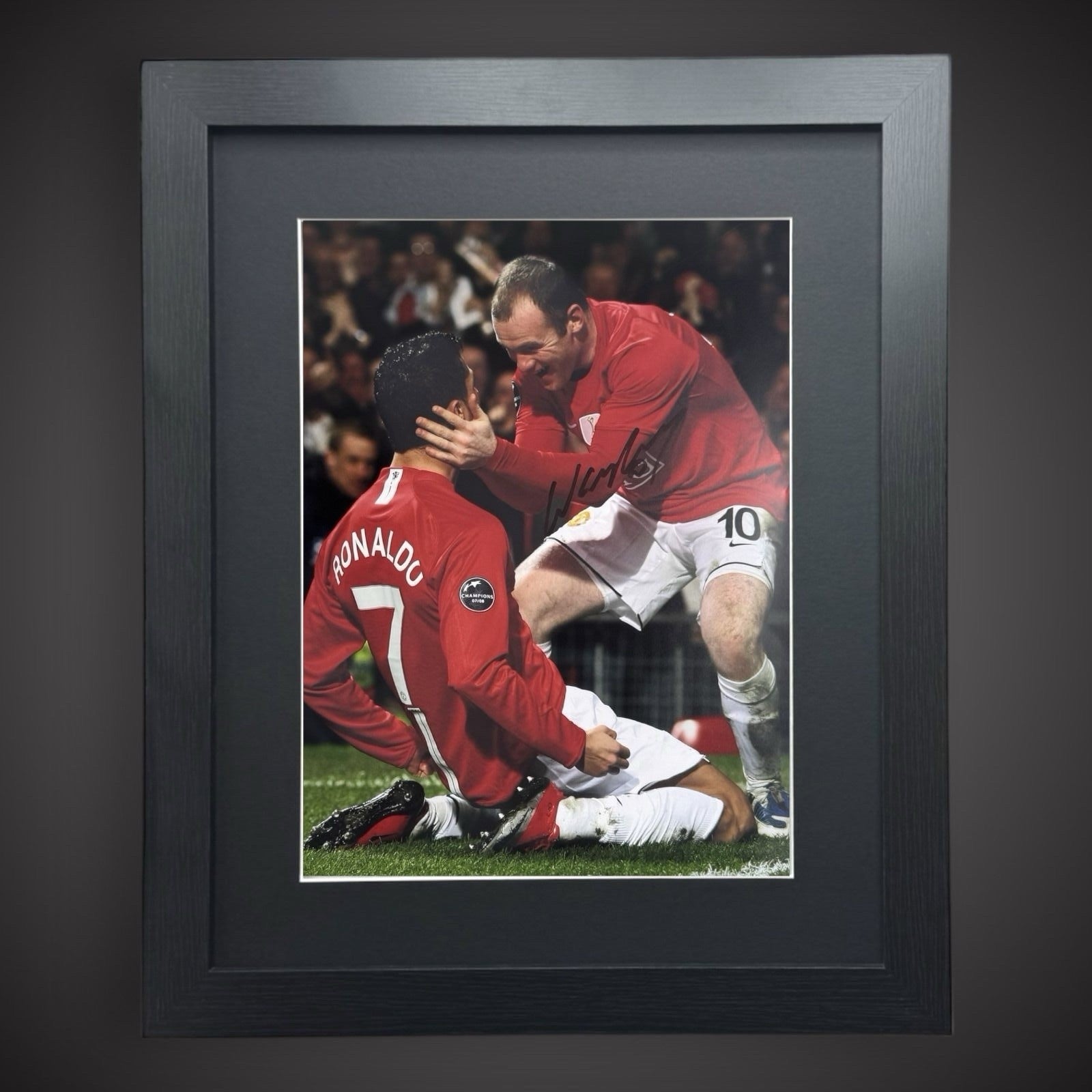 Wayne Rooney Hand Signed  Manchester United Framed Photo With COA £790
