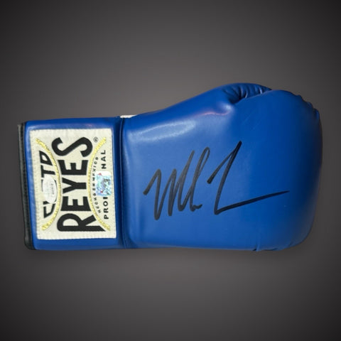 Mike Tyson Hand Signed Reyes Boxing Glove With COA £275 Limited Stock - Blue0