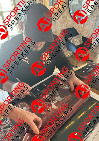 Wayne Rooney Hand Signed Manchester United Brand New Stats Montage Photo £39.991