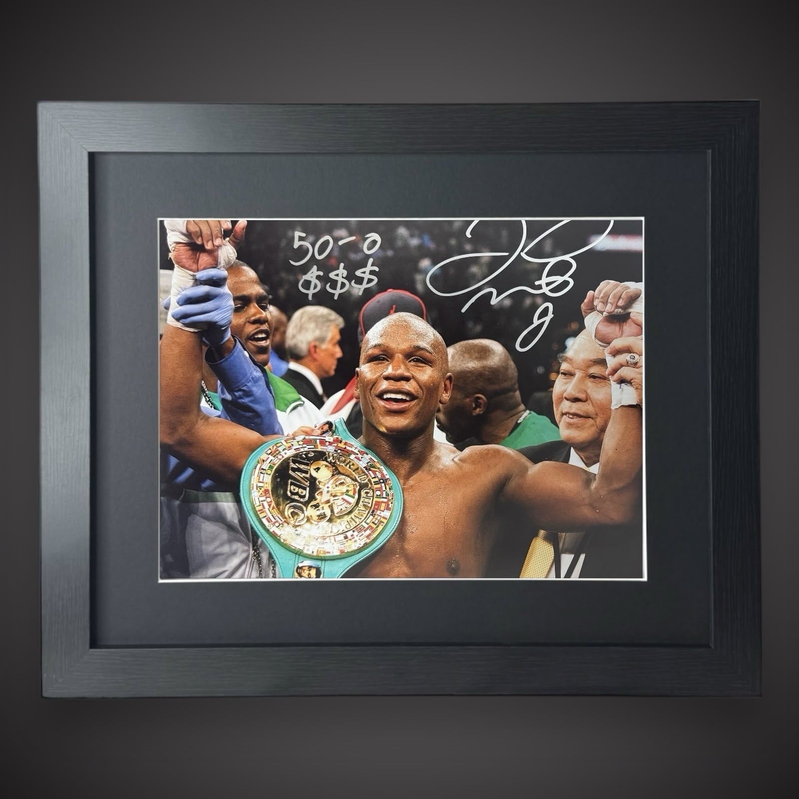 Floyd “Money” Mayweather TBE  50-0 Singed Framed  12x16 Photograph £549 With COA0