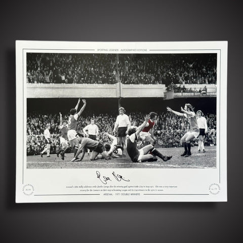Eddie Kelly Signed Arsenal Photo - 1971 Double Winner £25 12X160