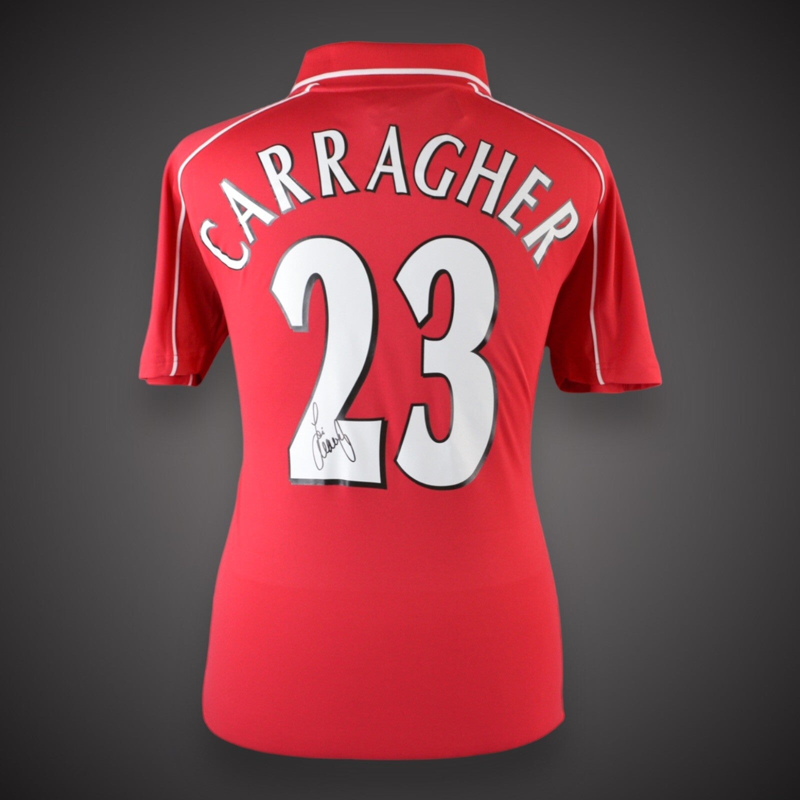 Jamie Carragher Signed Liverpool Shirt £1490
